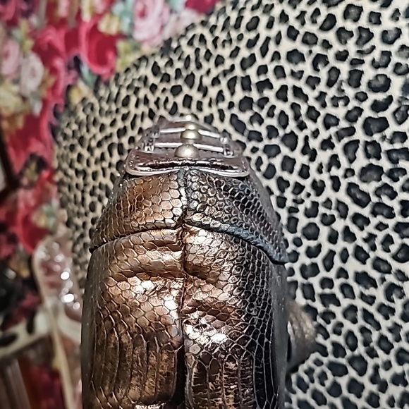 Donald Pliner copper colored leather bag - Picture 11 of 13